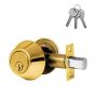 Cerrojo doble cilindro latón brillante 6730 Dexter