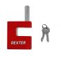 Candado para cortina rojo 70 mm 16935 Dexter