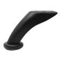 Pata para sofá y muebles 90 mm negro mate 792-0979 Herrasa