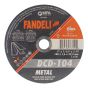 Disco para corte de metal 7" DCD-104 Fandeli