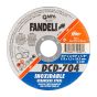 Disco para corte de metal y acero inoxidable 4-1/2" DCD-704 Fandeli