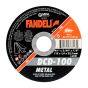 Disco para corte de metal 4-1/2" DCD-100 Fandeli