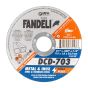 Disco para corte de metal y acero inoxidable 4-1/2" DCD-703 Fandeli