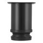 Pata regulable para sofá y muebles negra 80 mm PS-2734 Bolder