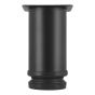 Pata regulable para sofá y muebles negra 100 mm PS-2735 Bolder