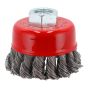 Carda de copa alambre trenzado 2-1/2" SW-32030301 Fumetax