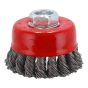 Carda de copa alambre trenzado 3" SW-32030302 Fumetax