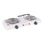 Parrilla eléctrica de 2 quemadores blanca SW-23032-B Fumetax