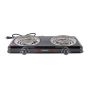 Parrilla eléctrica de 2 quemadores negra SW-23032-N Fumetax
