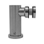 Conector para barandal o cristal fijo 90° con chapetón satín BRK671C Bruken