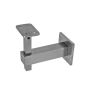 Conector base cuadrada de muro a pasamanos plano BRK3038-1 Bruken