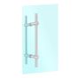 Jaladera tipo "H" 50 cm para puertas de cristal 2222050SA Herralum