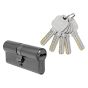 Cilindro europeo alta seguridad níquel negro 70 mm 89999 Ashico