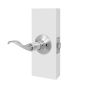 Cerradura curva para baño níquel satinado 9-0444-49 Soprano