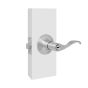 Cerradura curva para baño níquel satinado 9-0444-49 Soprano