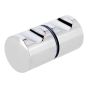 Perilla para puertas de cristal cromo K-246-C Axcent