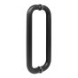 Jaladera tipo "C" para puertas de cristal 30 cm negro mate 25 * 300-B Axcent