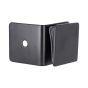 Clip para vidrio fijo a 90° negro mate K-507N Axcent
