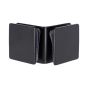Clip vidrio-vidrio a 90° negro mate K-508N Axcent