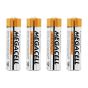Pilas Alcalinas "AA" con 4 Piezas MEGACELL