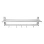 Rack toallero con ganchos de aluminio 56.3 cm 6010 IMH