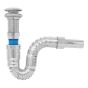 Céspol flexible para lavabo cromado con contra Push SF-70020 IML