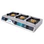 Estufa a gas de mesa con 3 quemadores QH-A3 Ecocina