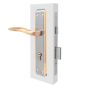 Cerradura para entrada Oro / Níquel satinado 2550 / AM185 SN/GP Montela
