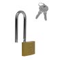 Candado gancho largo de latón macizo 18 GL Phillips