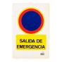 Señalamiento "Salida de emergencia" 30 x 45 cm 