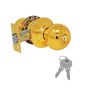 Cerradura para entrada latón brillante Gamma Phillips