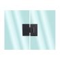Bisagra vidrio-vidrio a 180° negro mate SH330N Axcent