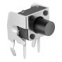Micro switch de push horizontal, con 2 terminales, chásis y vástago mediano AU-1013 Steren