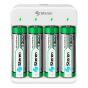 Cargador inteligente de pilas “AA” y “AAA” con 4 pilas AA CRG-016 Steren