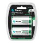 Paquete de 2 pilas recargables "D" NiMH 4000 mAh BAT-NM-D2 Steren