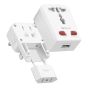 Adaptador universal de contactos para viaje con cargador USB 905-138 Steren