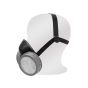Mascarilla respirador de 2 filtros TC1809 Toolcraft