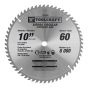 Disco sierra para corte de madera 10" x 60 D TC2330 Toolcraft