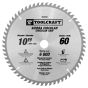 Disco sierra para corte de madera 10" x 60 D TC2333 Toolcraft