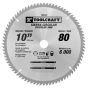 Disco sierra para corte de aluminio 10" x 80 D TC2334 Toolcraft