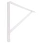 Ménsula reforzada blanca 10" x 16" TC5722 Toolcraft