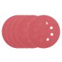 Discos de lija para lijadora roto-orbital de 5" G-120 TC6037 Toolcraft