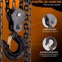 Garrucha triangular de 2 Toneladas con 6 metros de cadena HL-2T6M TEENO
