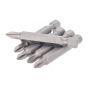 Puntas Phillips PH1 para desarmador de 2" con 5 piezas 12379 Veker