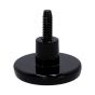 Nivelador negro con tornillo de 5/16" x 50 mm tipo knoll 166170-N Rish