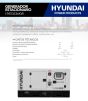 Generador estacionario HYEGE36KW Hyundai