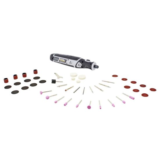 Mototool inalámbrico de velocidad variable + 40 accesorios 13401 Adir