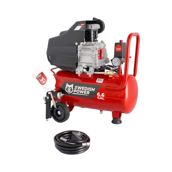 Kit compresor 2.5 HP + manguera + pistola de gravedad HKC25MP Husky