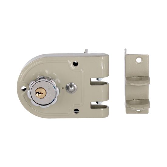 Cerradura de sobreponer para puertas corredizas Derecha 625-DC / SI Austral