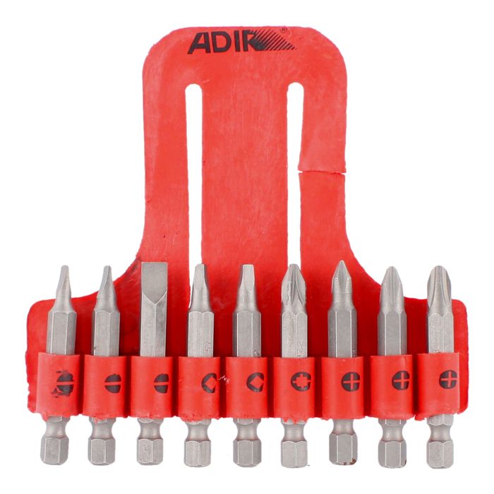 Juego 9 puntas 2" con organizador para cinturón 10602 Adir